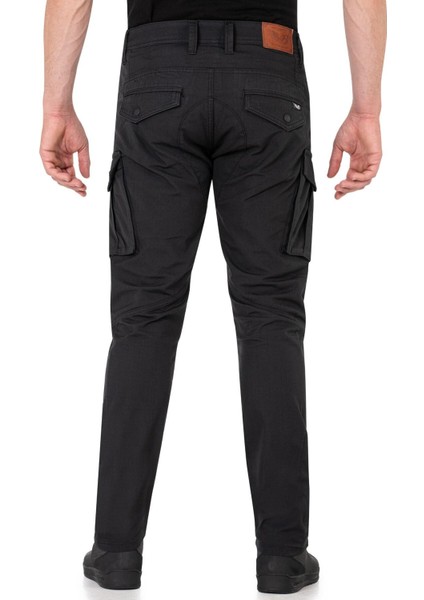 Thebikerjeans Truva Cargo Black Korumalı Motosiklet Pantolonu Erkek fırsatları