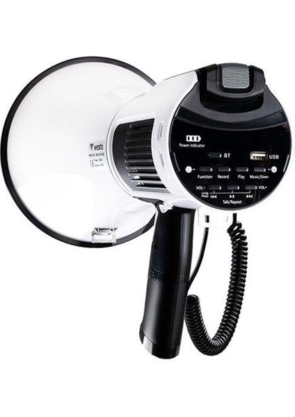 WM-90UBT Usb-Sd-Aux-Mp3-Bluetooth Şarjlı Mikrofonlu 100 Watt Megafon fiyatları