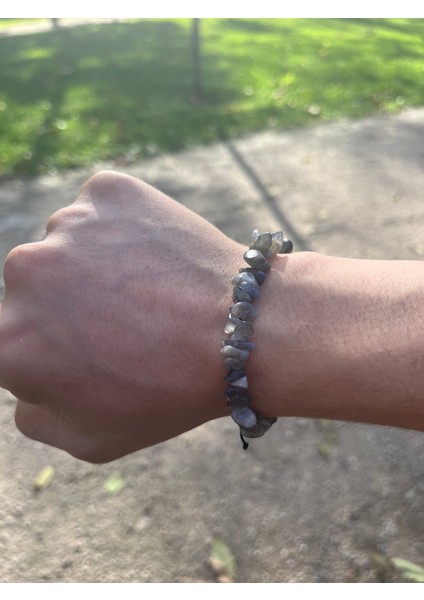 Kırık Labradorit Taşı Unisex Ip Bileklik Ayarlanabilir fiyatları