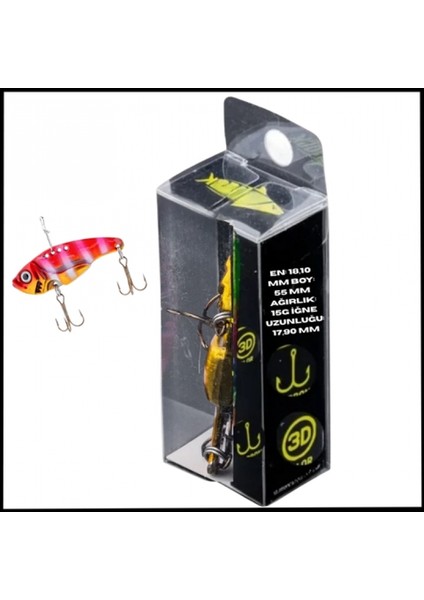 Uyguna-Yakala 15G 55MM- Titreşim Yem -Pembe Panter- Uv BOYALI-YEM.754