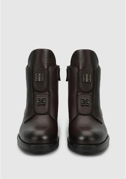 Kahve Deri Kadın Bot modelleri