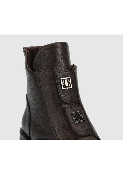 Kahve Deri Kadın Bot indirimleri