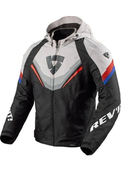 Quantum 3 H20 Korumalı Motosiklet Montu Siyah Açık Gri