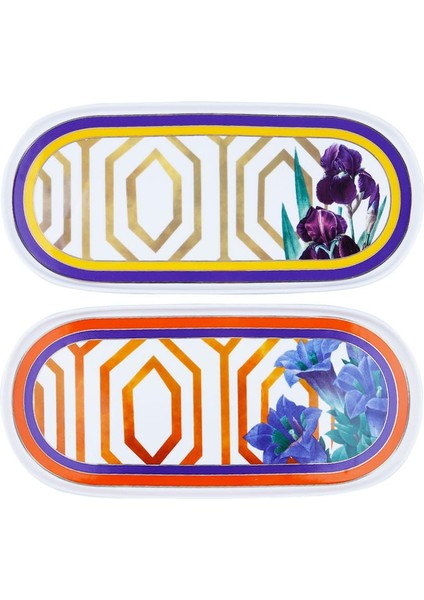 Marian 2'li Bone 33 cm Oval Servis Tabağı Seti