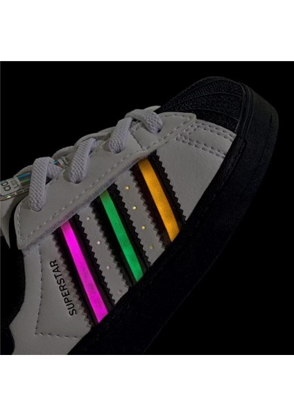 Superstar LED Lights Comfort Closure Elastik Bağcıklı Çocuk Ayakkabısı JS1290