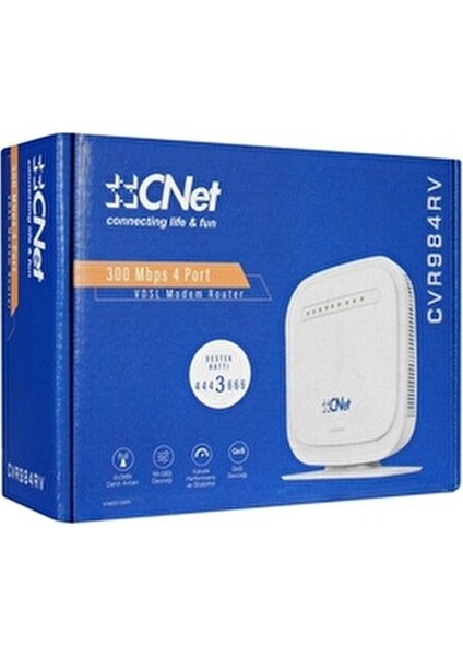 CVR984RV VDSL Modem 300 Mbps Kablosuz Bağlantı 4 Port ile Hızlı İnternet Deneyimi
