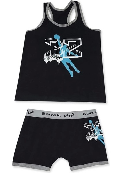Berrak Baskılı Elastan Çocuk Takımı 1511