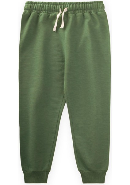 Mevsimlik Basic Eşofman 2-10 Yaş Yağ Yeşili