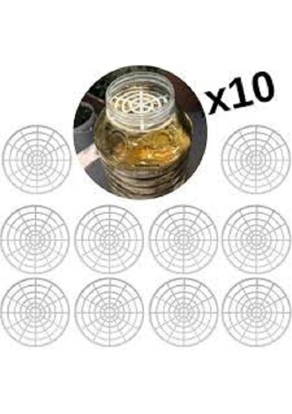 Kavanoz, Bidon Seperatörü, Turşu, Yaprak, Konserve Baskı Seperatörü 10 adet