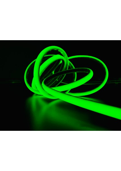 Rıshang Yeşil Neon LED Dış Mekan Uyumlu, Hortum Şerit LED - 12V - Yüksek Watt - 3 Yıl Garanti