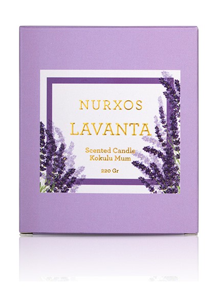 9662 Lavanta 220 gr Kokulu Mum 8681124696625