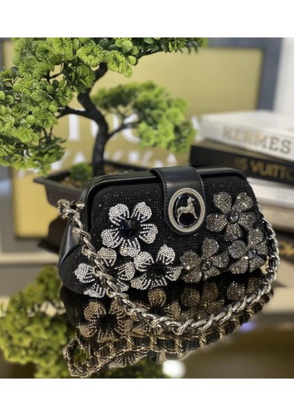 C1255 Kadın Taşlı Premium Ithal Çanta