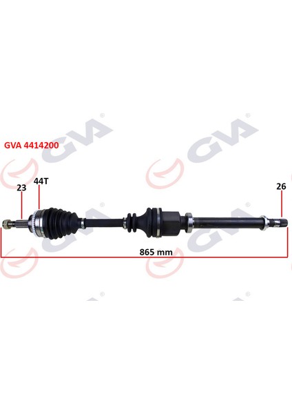 Mtxdpn Komple Aks Sağ Clio Symbol Thalia 1.5 Dci 08- Abs Li 44DİŞ 865MM