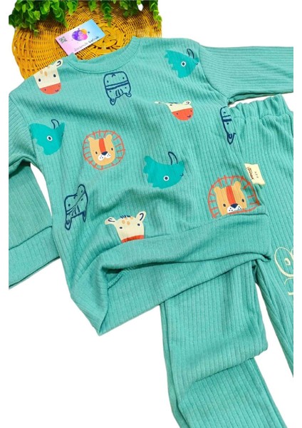 Cool Animals Hayvan Desenli Oversize 2li Alt Üst Çocuk Takım fiyatları