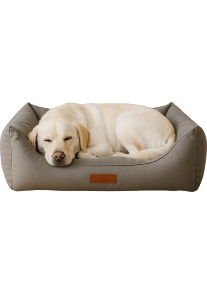 Aqua Clean, Su Itici Kumaş, Ortopedik, Kılıfı Çıkarılabilir, Kaymaz Tabanlı Kedi ve Köpek Yatağı