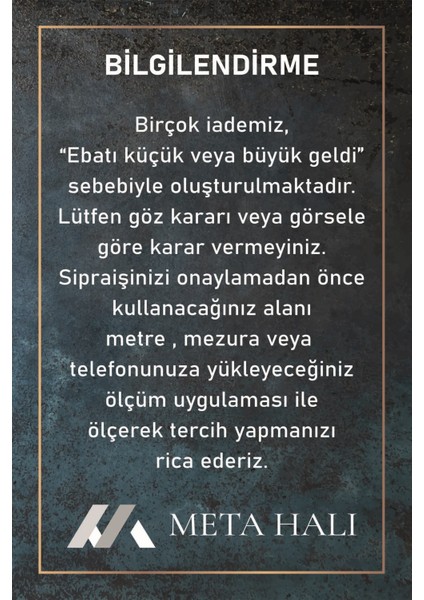 Natura mt Premium Kalite Kaymaz Tabanlı Doğal Yıkanabilir Kilim Oturma Odası Balkon Bahçe Kilim