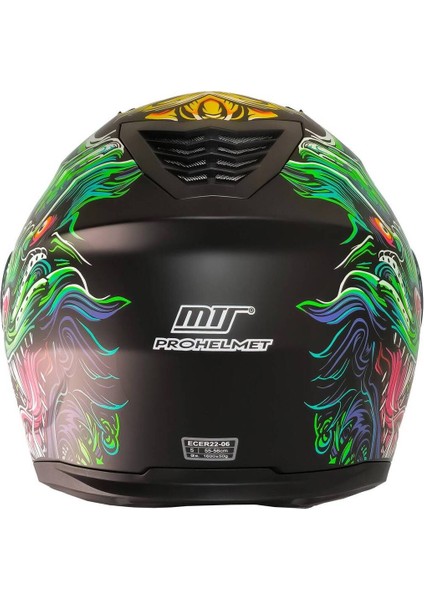 Motosiklet Çene Açılır Kask Güneş Vizörlü Ece 22.06 Sertifikalı New Motor Kaskı V2 Dragon modelleri