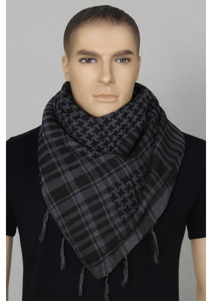 Puşi 3lü Set Kadın Erkek Puşi Filistin Siyah Giri Mavi Kefiye Model Kare Puşi modelleri