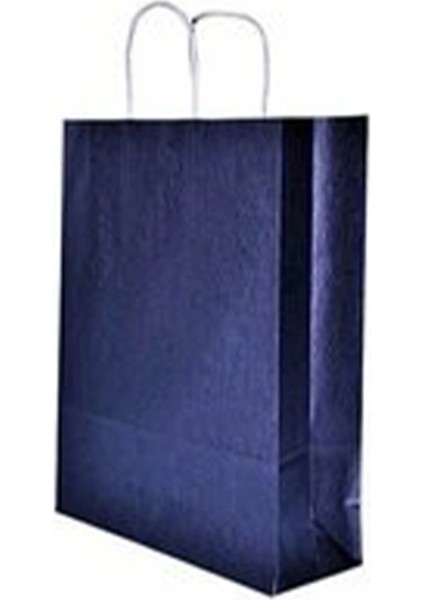 Lacivert Kraft Çanta Küçük Boy 18X8X24 cm 25 Adet fiyatları