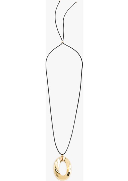 Geometrik Charm Detaylı Kolye