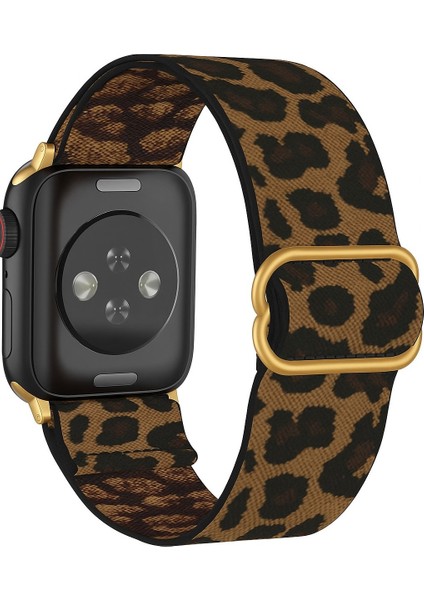 Apple Watch 11-10 42MM Seri 4-5-6-7-8-9 Uyumlu 38-40-41MM Kumaş Elastik Kordon Kayış