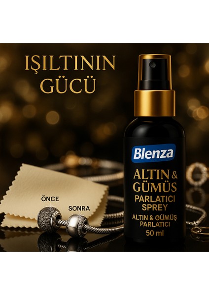 Altın,Gümüş ve Takı Mücevher Parlatma Temizleme Sıvısı ve Altın Gümüş Parlatma Bezi Hediyeli fırsatları