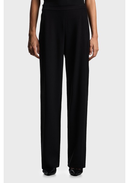 Relaxed Fit Lastikli Bel Geniş Paça Pantolon Bayan Pantolon EW002921 AF12911 UC001