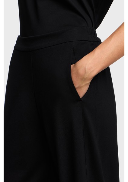 Relaxed Fit Lastikli Bel Geniş Paça Pantolon Bayan Pantolon EW002921 AF12911 UC001 fırsatları
