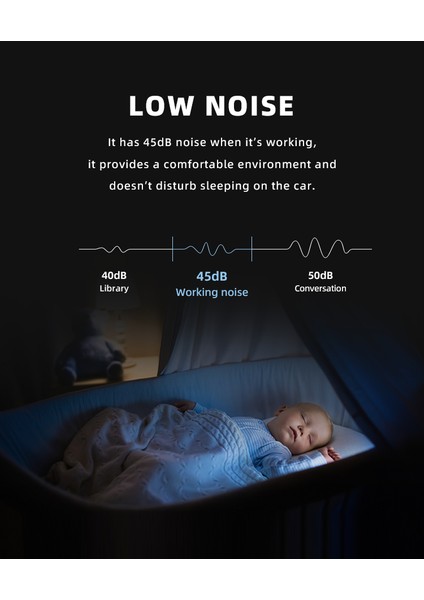 U50-D 50L Kompresörlü Taşınabilir Araç Dondurucu Buzdolabı