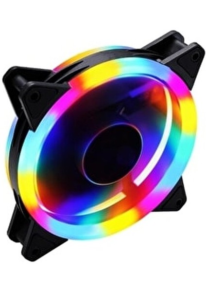 C-892 120 mm Kasa Fanı Gökkuşağı Işık ile Sessiz Çalışma 1300 RPM fırsatları