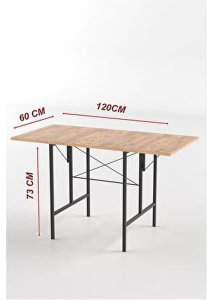 Katlanır Mutfak Masası Modern Ahşap Tasarım 1625 Kullanışlı ve Şık indirimleri