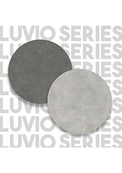Luvio Orta Sehpa Beton-Taş Görünüm 150 cm Genişlik 90 cm Derinlik 31 cm