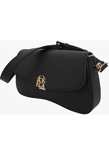 Bayan Çarpraz Askılı Çanta 67-7118 Siyah