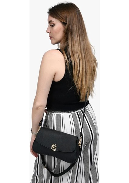 Bayan Çarpraz Askılı Çanta 67-7118 Siyah fırsatları