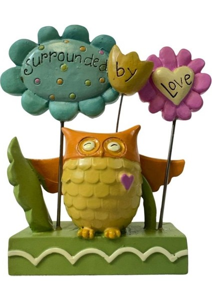 1986 Surrounded By Love Temalı Dekoratif Masa Üstü Biblo