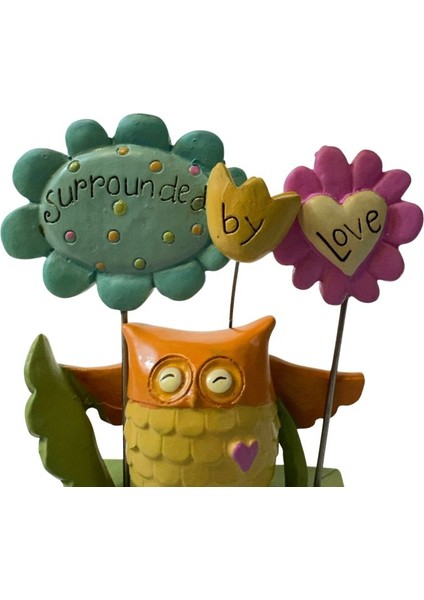 1986 Surrounded By Love Temalı Dekoratif Masa Üstü Biblo indirimleri