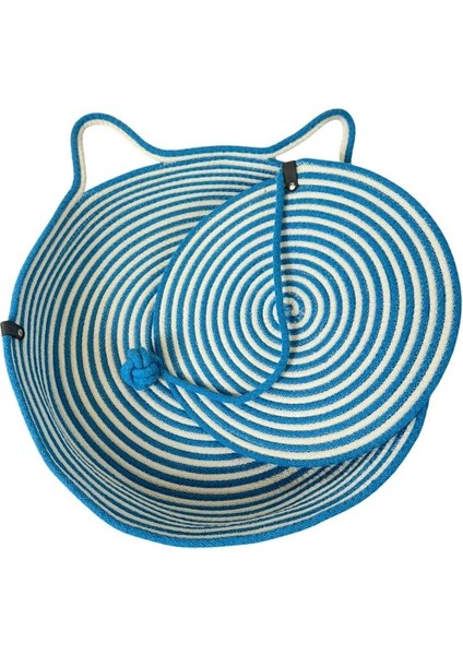 3010 El Yapımı Tres Ip Kedi Yatağı ve Maymun Yumruğu Oyun Pedi