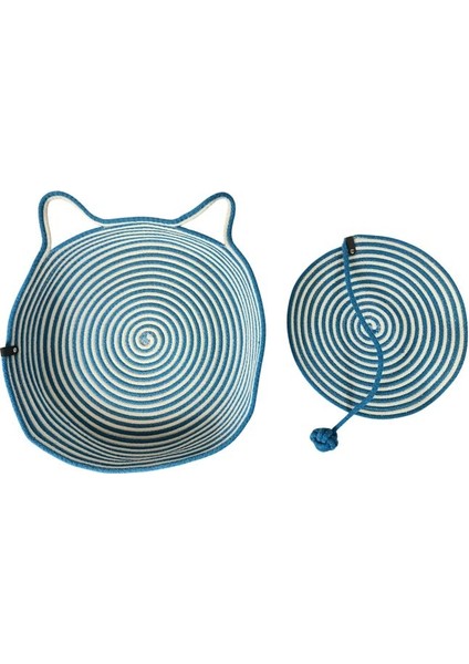 3010 El Yapımı Tres Ip Kedi Yatağı ve Maymun Yumruğu Oyun Pedi