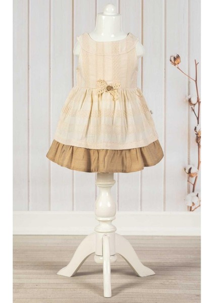 Kız Bebek/çocuk Fiyonklu Yazlık Elbise %100 Pamuk modelleri