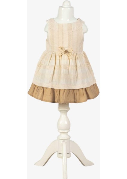 Kız Bebek/çocuk Fiyonklu Yazlık Elbise %100 Pamuk fırsatları