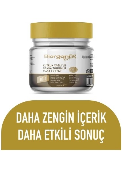 Kuyruk Yağlı ve Bamya Tohumlu Krem 100 ml – Kas ve Eklem Rahatlatıcı Isıtıcı Etkili modelleri