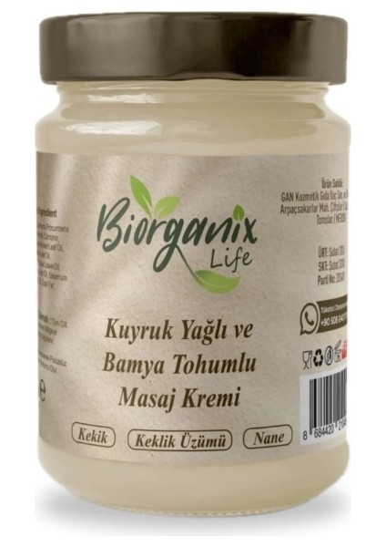 Kuyruk Yağlı ve Bamya Tohumlu Krem 100 ml – Kas ve Eklem Rahatlatıcı Isıtıcı Etkili fırsatları