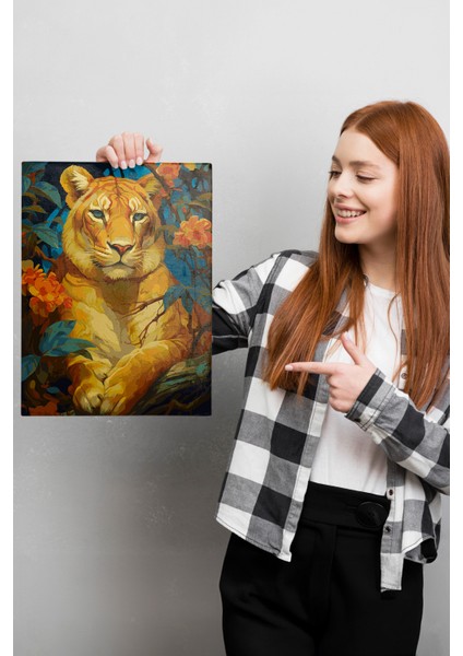 Dişi Aslan Sayılarla Boyama Seti fiyatları