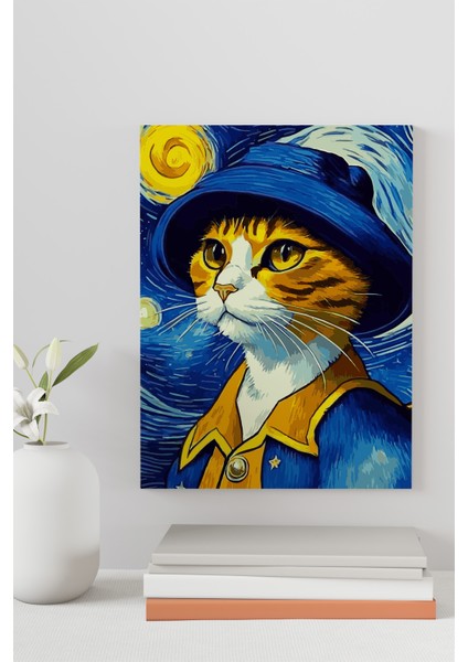 Kedi Van Gogh Sayılarla Boyama Seti fırsatları