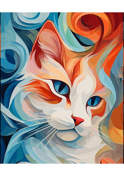 Hayalperest Kedi Sayılarla Boyama Seti