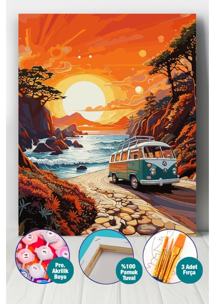 Huzur Adasında Vosvos Sayılarla Boyama Seti