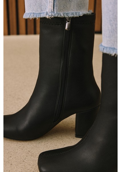 , Kadın Topuklu Bot 1531044Z4007 Siyah modelleri