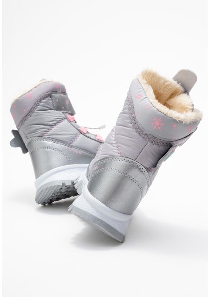 Çocuk Bağcıklı Kar Botu Buz Pembe fırsatları