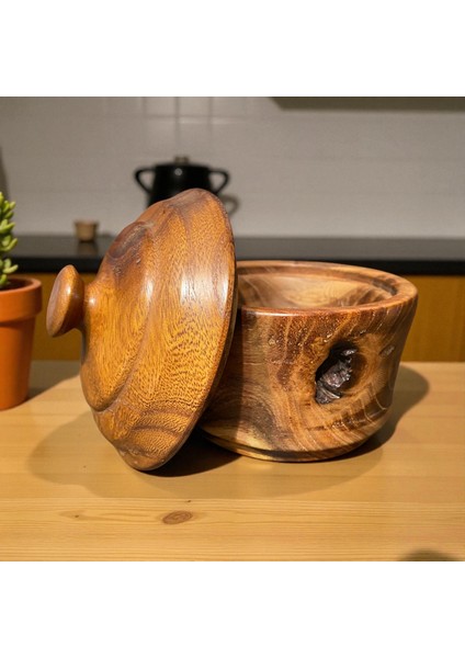 🍯✨ El Yapımı Akasya Ağacından Ahşap Şekerlik modelleri