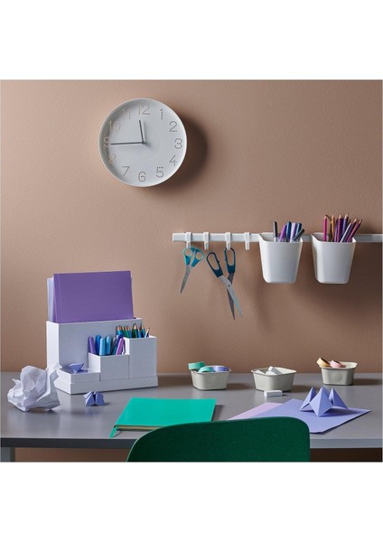 Tromma Duvar Saati Beyaz 25 cm fırsatları